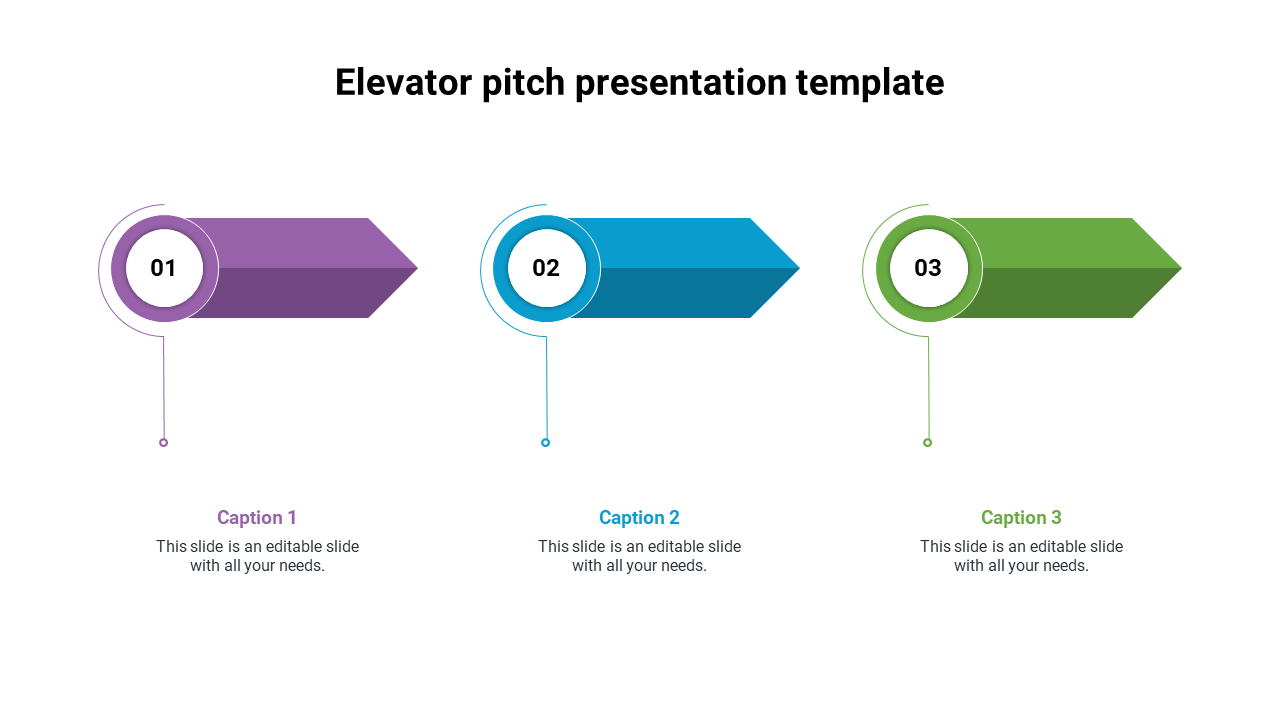 elevator pitch presentation template